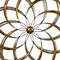 Gray & Copper Contemporary Ornamental Metal Wall Décor